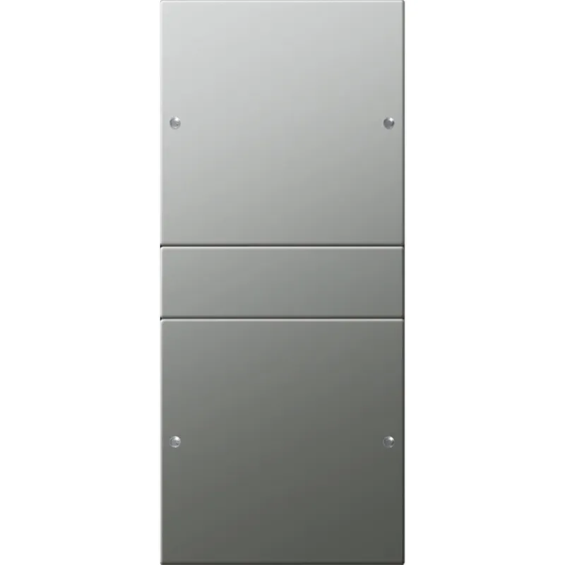 Gira Set 2132601 2fach System 55 Edelstahl