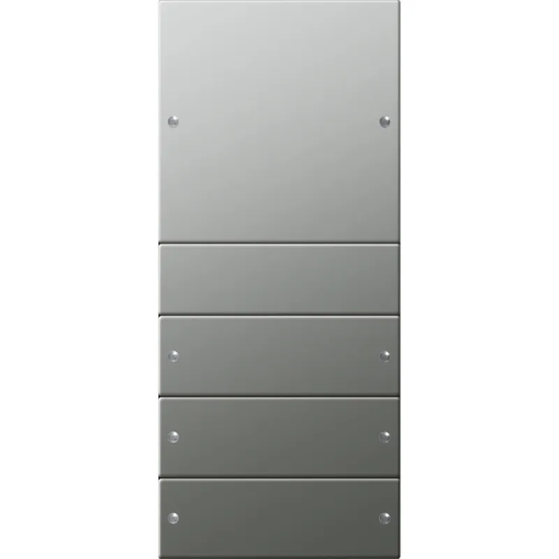 Gira Set 2134601 4fach System 55 Edelstahl