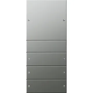 Gira Set 2134601 4fach System 55 Edelstahl