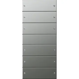 Gira Set 2136601 6fach System 55 Edelstahl