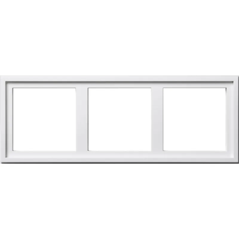 Gira Montageadapter 131303 3f Gira E2 reinweiß