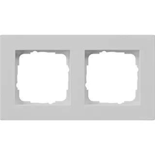 Gira Abdeckrahmen 0212375 2f flach E2 grau