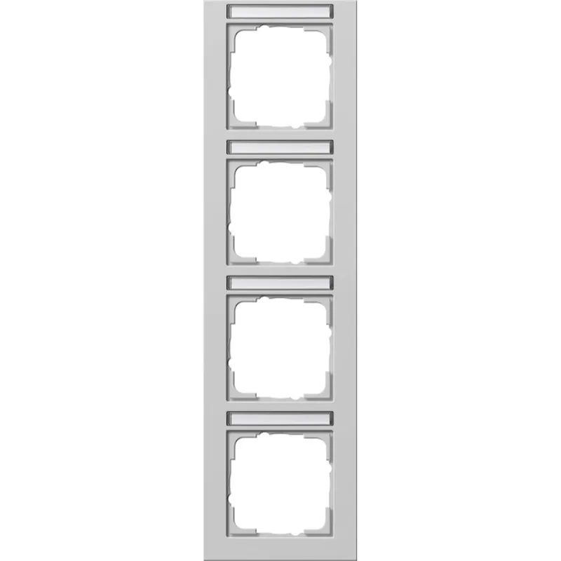 Gira Abdeckrahmen 111437 4f senkr. BSF E2 grau