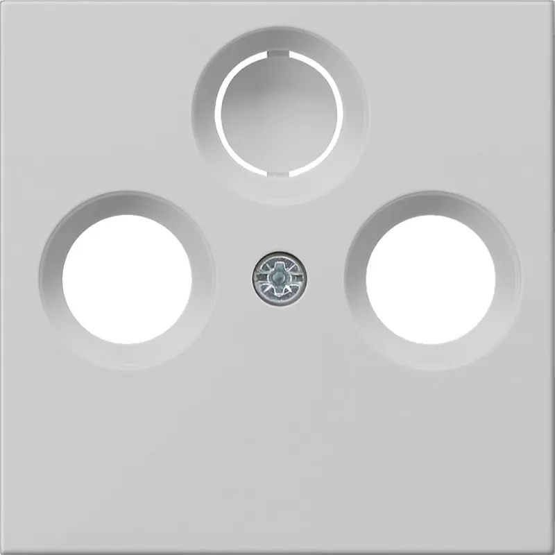 Gira Abdeckung 0869015 Koaxial-Antennensteckd. Sys55 gr