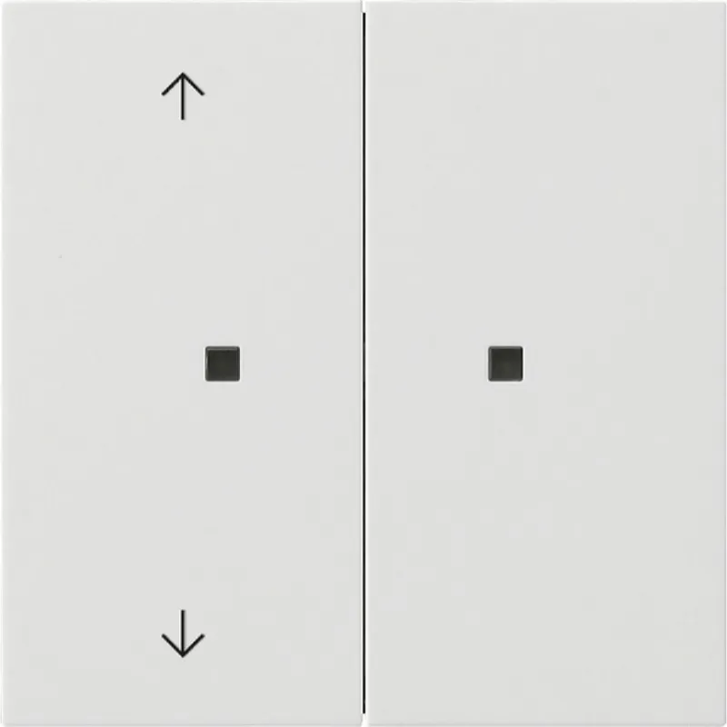 Gira Wippe 5175112 KNX Taster 2f unbedruckt / Pfeilsymbole FS rw