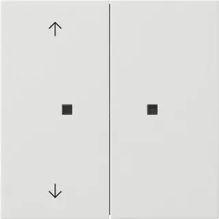 Gira Wippe 5175112 KNX Taster 2f unbedruckt / Pfeilsymbole FS rw