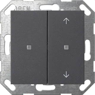 Gira Wippe 517528 KNX Taster 2f unbedruckt / Pfeilsymbol System 55 az