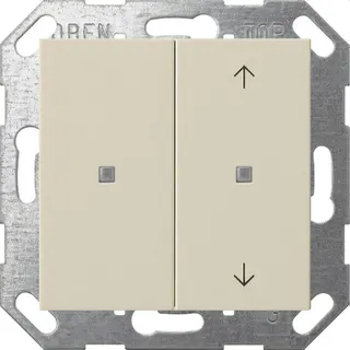 Gira Wippe 517501 KNX Taster 2f unbedruckt / Pfeilsymbole System 55 cws