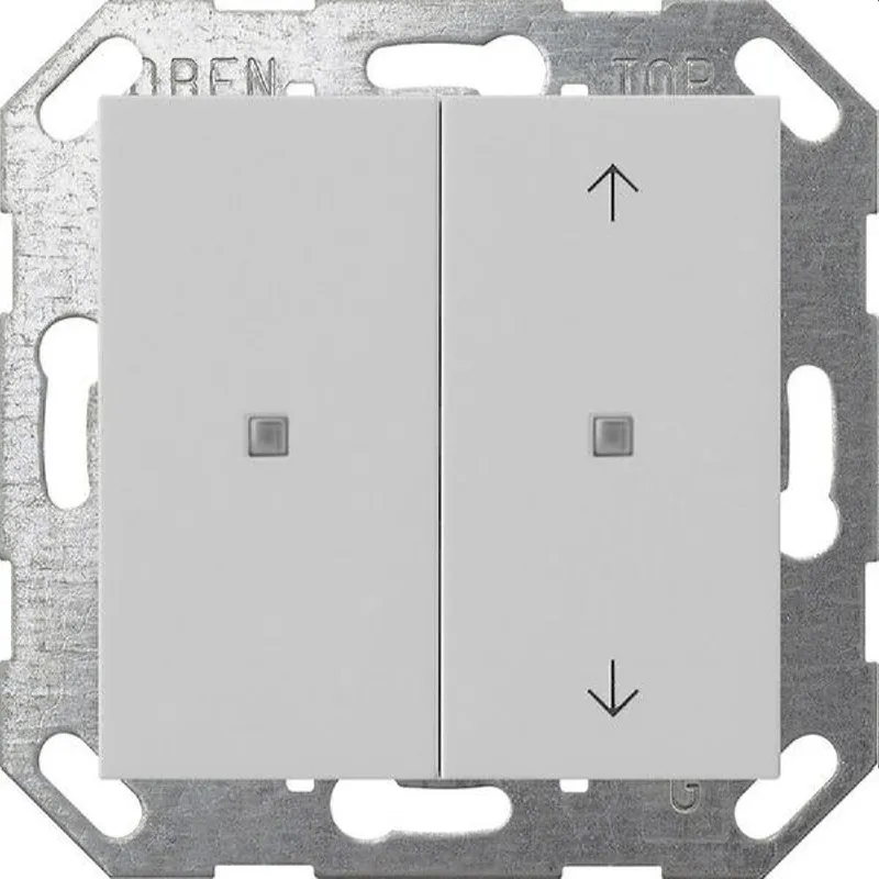 Gira Wippe 5175015 f.KNX Taster 2f unbedr Sys 55 gr