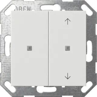 Gira Wippe 517503 KNX Taster 2f unbedruckt / Pfeilsymbol System 55 rw