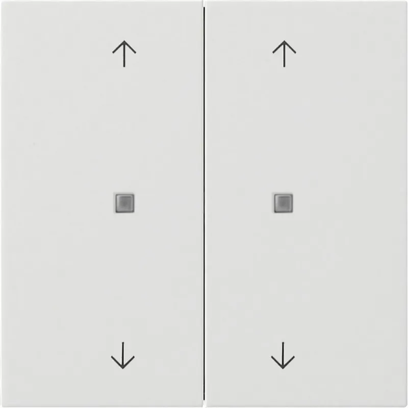 Gira Wippe 5174112 KNX Taster 2f Pfeile Fläche rw