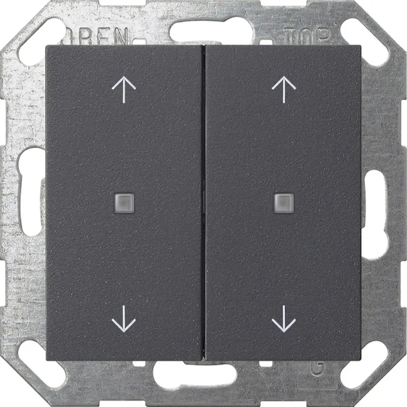 Gira Wippe 517428 KNX Taster 2f Pfeile Sys 55 anth.