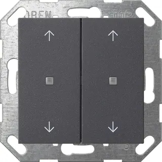 Gira Wippe 517428 KNX Taster 2f Pfeile Sys 55 anth.