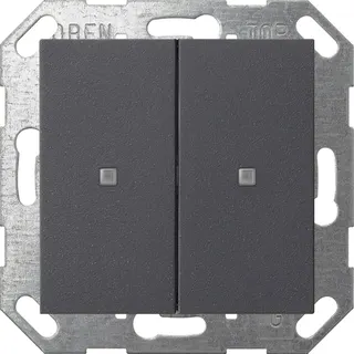 Gira Wippe 517328 KNX Taster 2f System 55 anthrazit
