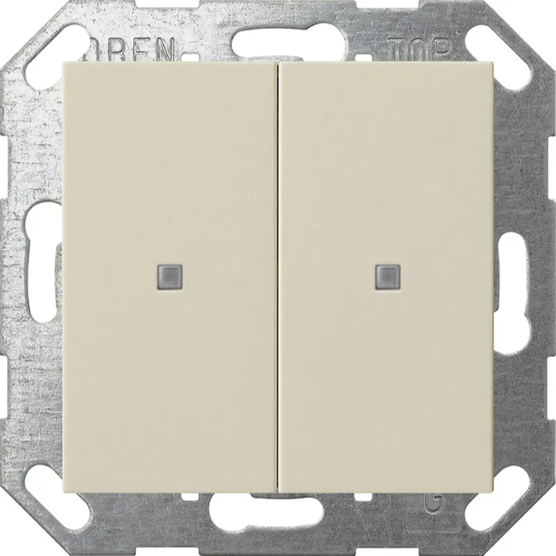 Gira Wippe 517301 KNX Taster 2f System 55 cremeweiß