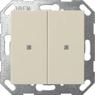 Gira Wippe 517301 KNX Taster 2f System 55 cremeweiß