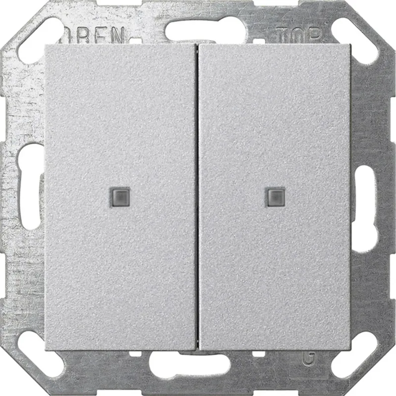 Gira Wippe 517326 KNX Taster 2f System 55 F alu