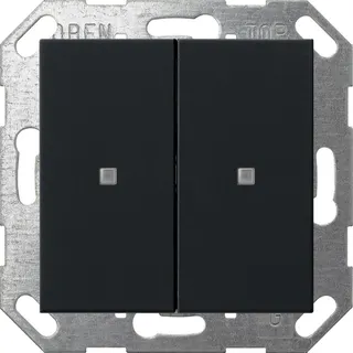 Gira Wippe 5173005 KNX Taster 2f System 55 sw m