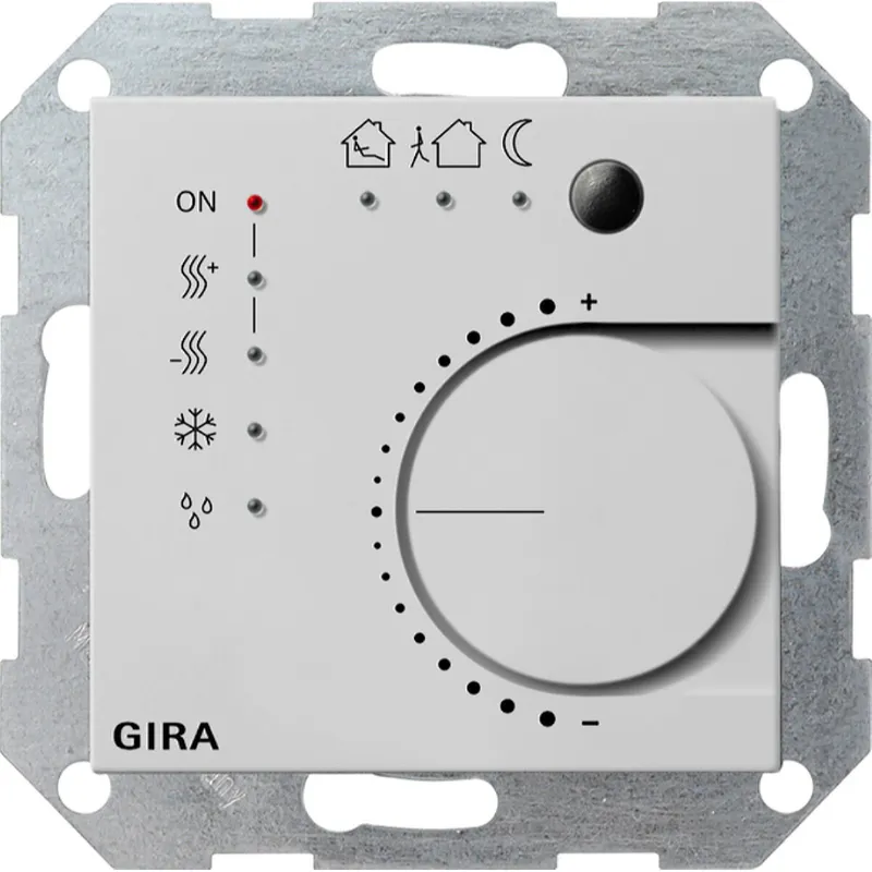 Gira Stetigregler 2100015 KNX Tasterschnittst. 4f Sys55 gr