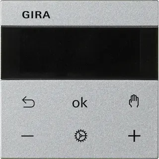 Gira Raumtemperaturregler S3000 RTR BT System 55 F Alu