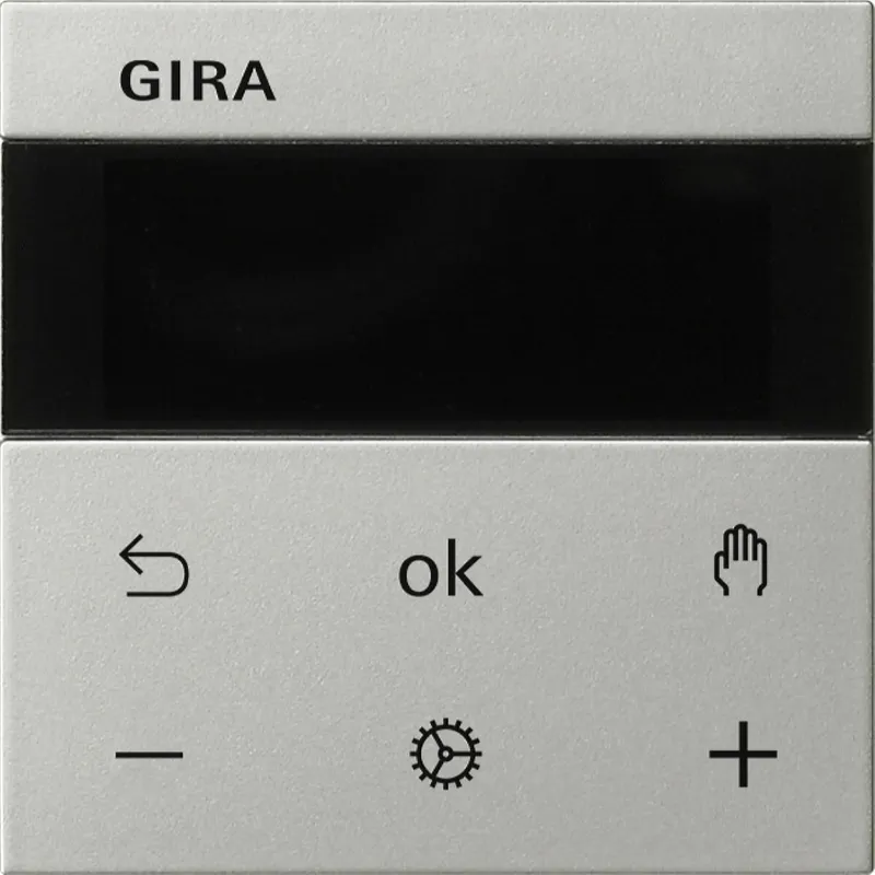 Gira Raumtemperaturregler S3000 RTR Display System 55 Edelstahl