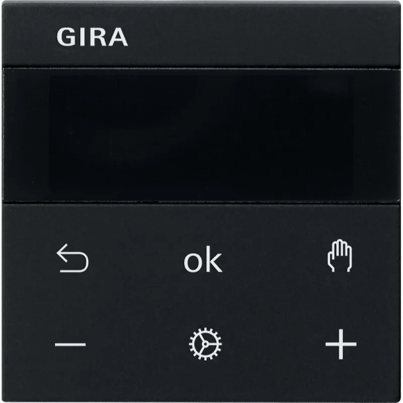 Gira Raumtemperaturregler S3000 RTR BT System 55 Schwarz m