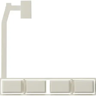 Gira Bedienelement 825001 Zeitschaltuhr cremeweiss