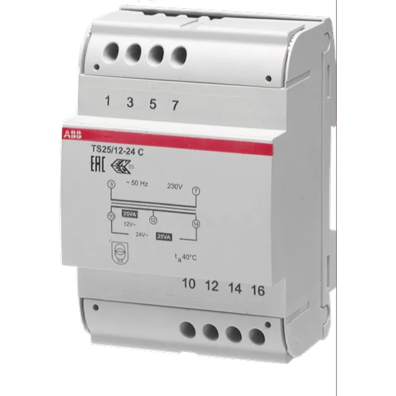 ABB Stotz-Kontakt Sicherheitstransformator TS 25/12-24