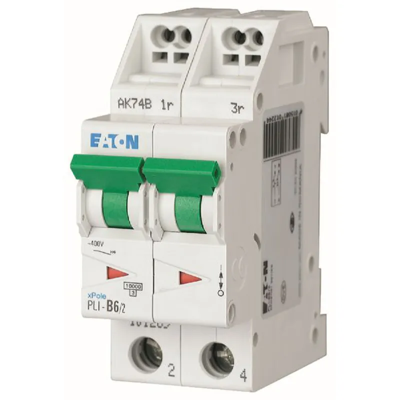 Eaton Electric Leitungsschutzschalter, Automat PLI-C8/2 C8A 2polig (Steckkl.)