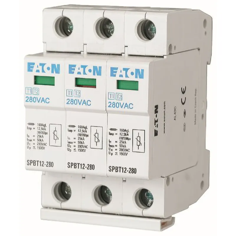 Eaton Electric Überspannungsableiter SPBT12-280/3 TN-C 3polig