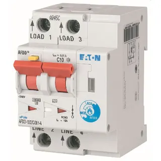 Eaton Electric Schalter AFDD-10/2/C/001-A C10A 2polig 0,01A TypA