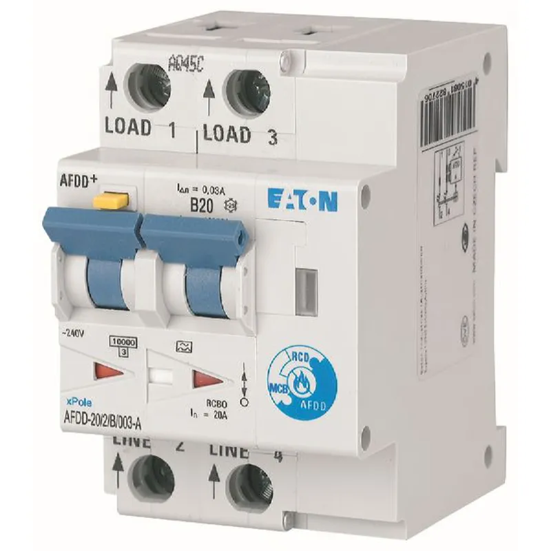 Eaton Electric Schalter AFDD-20/2/B/003-A B20A 2polig 0,03A TypA