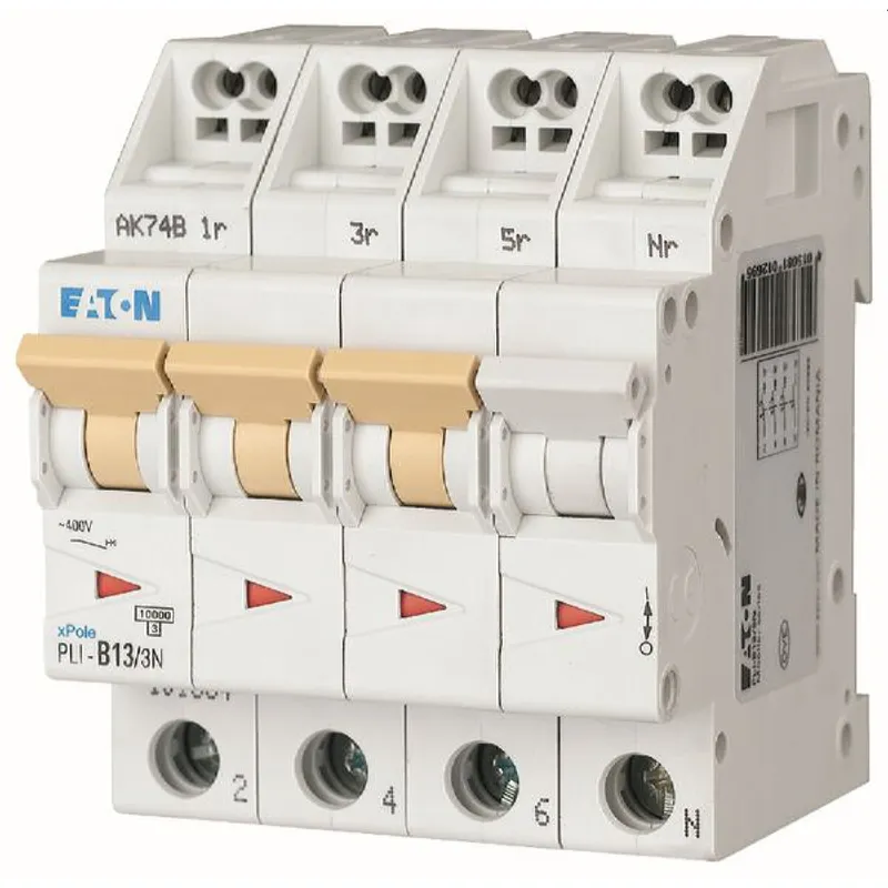 Eaton Electric Leitungsschutzschalter, Automat PLI-B13/3N B13A 3polig+N (Steckkl.)