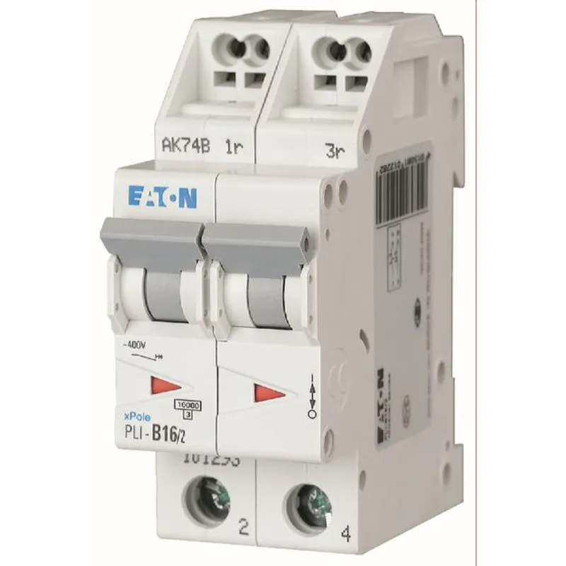 Eaton Electric Leitungsschutzschalter, Automat PLI-B16/2 B16A 2polig (Steckkl.)