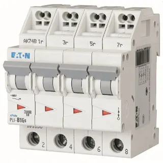 Eaton Electric Leitungsschutzschalter, Automat PLI-B16/4 B16A 4polig (Steckkl.)