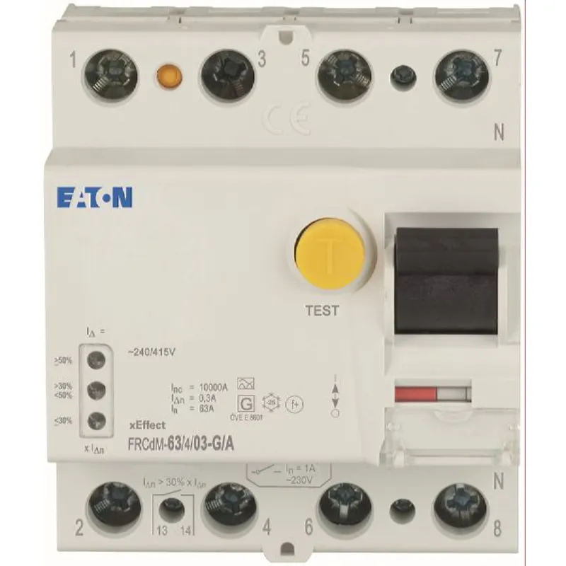 Eaton Electric FI-Schutzschalter, FI FRCDM-63/4/03-G/A 63/0,3A 4polig
