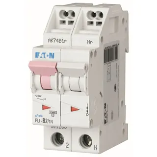 Eaton Electric Leitungsschutzschalter, Automat PLI-B2/1N B2A 1polig+N (Steckkl.)