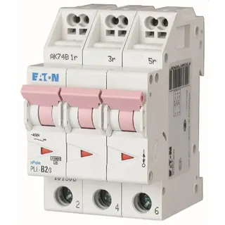 Eaton Electric Leitungsschutzschalter, Automat PLI-B2/3 B2A 3polig (Steckkl.)
