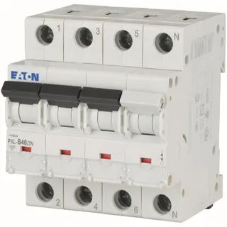 Eaton Electric Leitungsschutzschalter, Automat PXL-B40/3N B40A 3polig+N