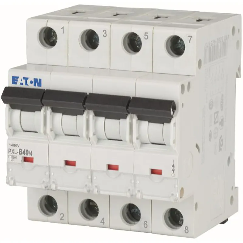 Eaton Electric Leitungsschutzschalter, Automat PXL-B40/4 B40A 4polig