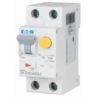 Eaton Electric FI / LS-Kombination PXK-D16/1N/003-F D16A 30mA 1p+N