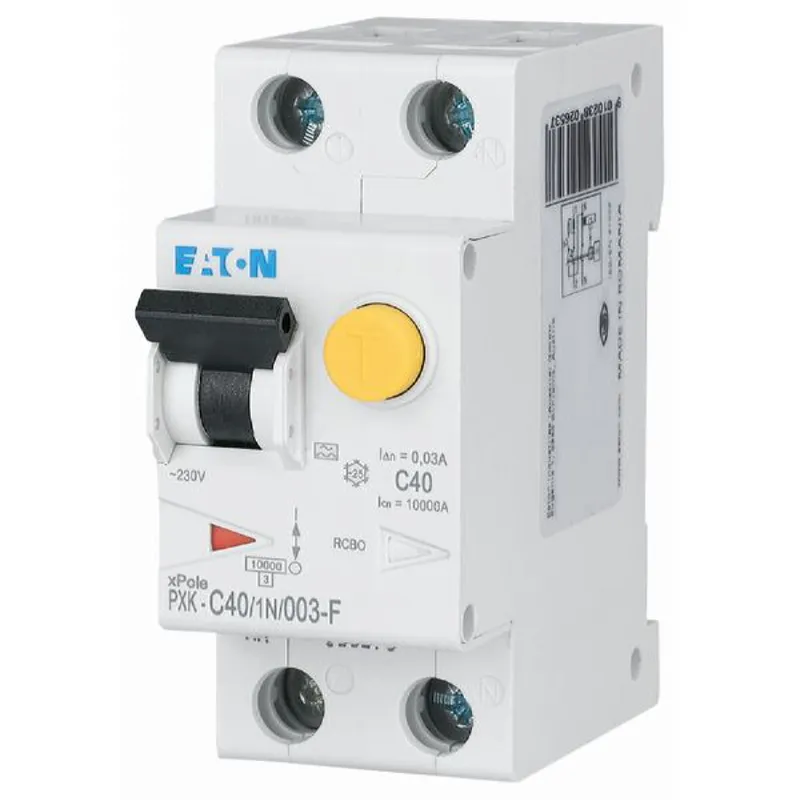 Eaton Electric FI / LS-Kombination PXK-C40/1N/003-F C40A 30mA 1p+N
