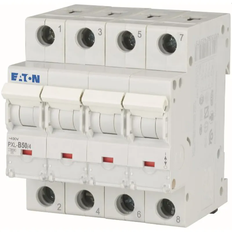 Eaton Electric Leitungsschutzschalter, Automat PXL-B50/4 B50A 4polig