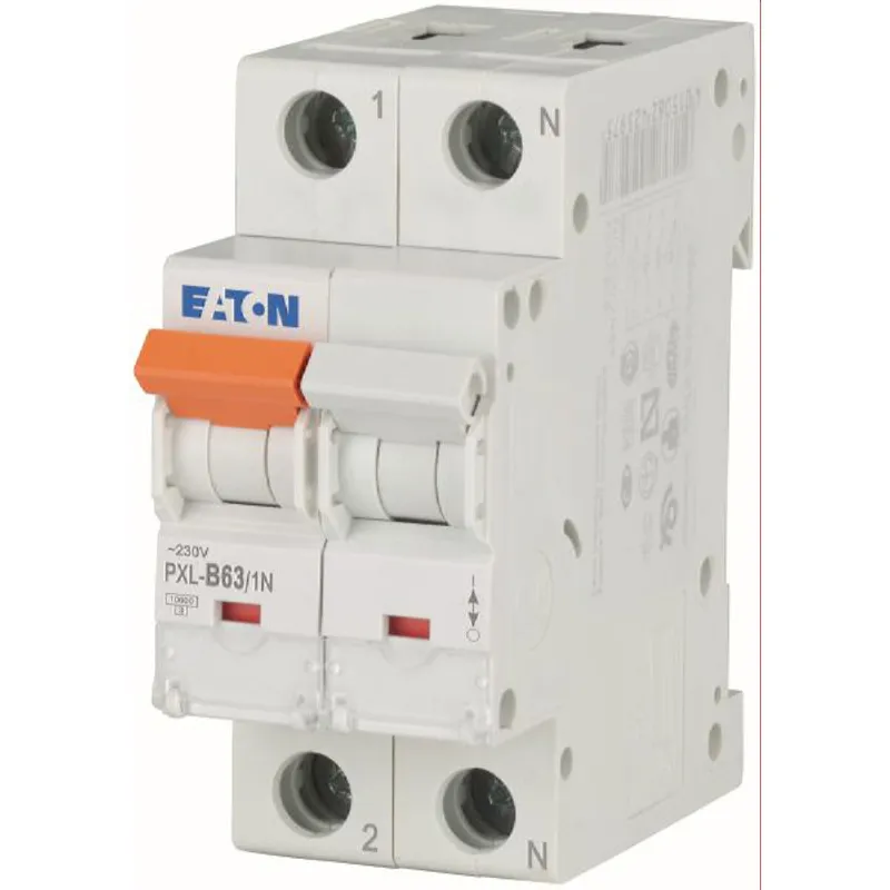 Eaton Electric Leitungsschutzschalter, Automat PXL-B63/1N B63A 1polig+N