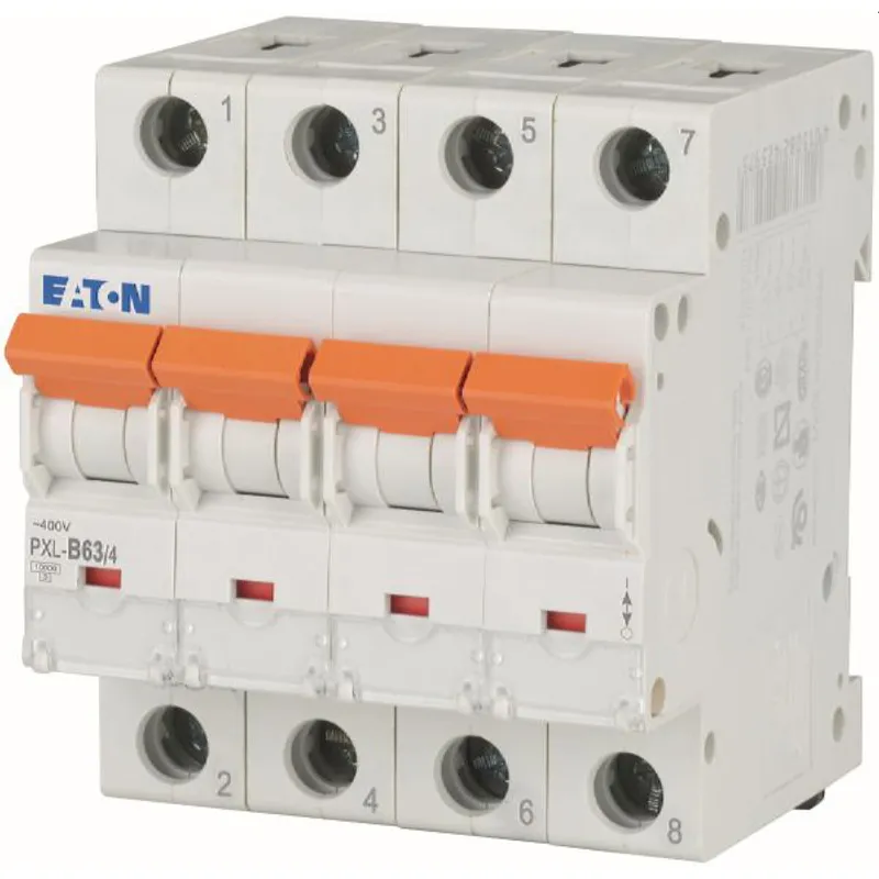 Eaton Electric Leitungsschutzschalter, Automat PXL-B63/4 B63A 4polig