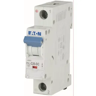 Eaton Electric Leitungsschutzschalter, Automat PXL-C20-DC C20A 1polig Allstrom