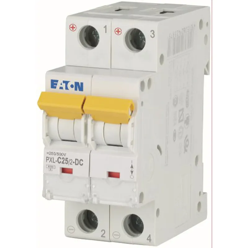 Eaton Electric Leitungsschutzschalter, Automat PXL-C25/2-DC C25A 2polig Allstrom