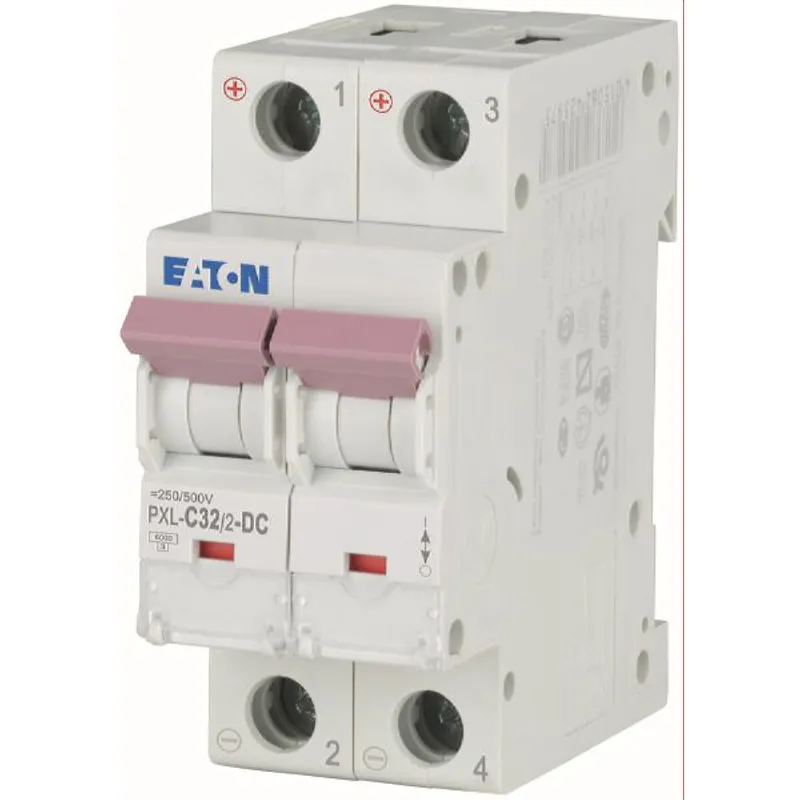 Eaton Electric Leitungsschutzschalter, Automat PXL-C32/2-DC C32A 2polig Allstrom