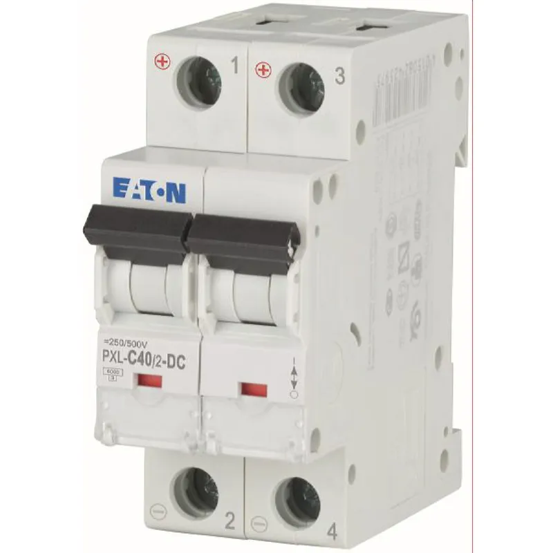 Eaton Electric Leitungsschutzschalter, Automat PXL-C40/2-DC C40A 2polig Allstrom