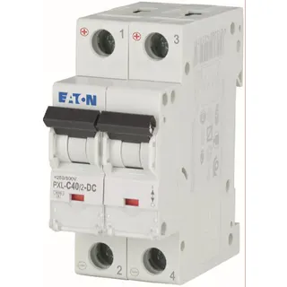 Eaton Electric Leitungsschutzschalter, Automat PXL-C40/2-DC C40A 2polig Allstrom